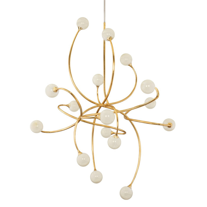 Corbett Lighting 294-716-GL 16 Light Chandelier, Gold Leaf