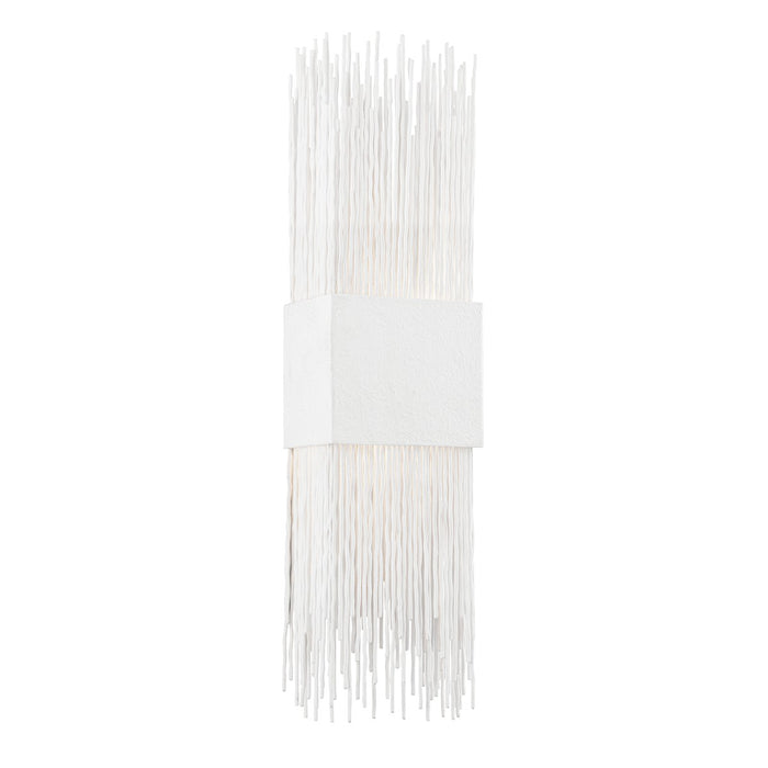 Corbett Lighting 326-02-GSW Two Light Wall Sconce, Gesso White