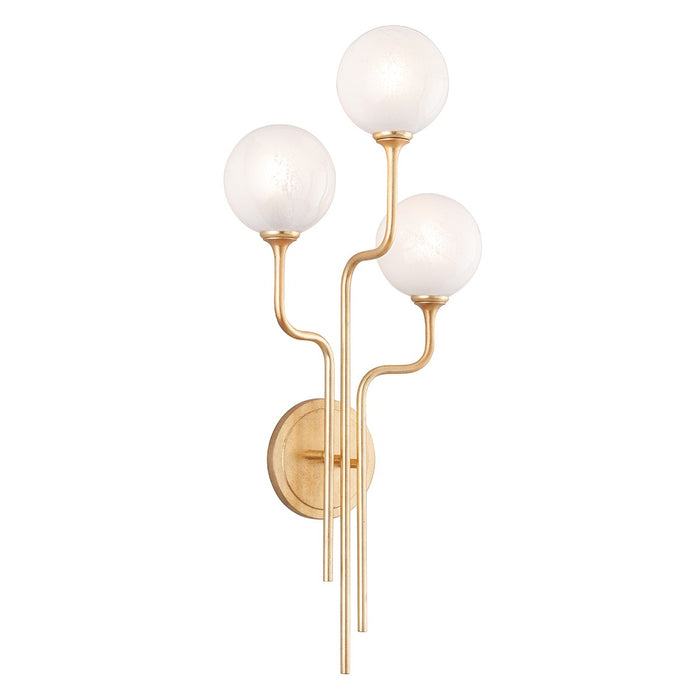 Corbett Lighting 332-03-VGL LED Wall Sconce, Vintage Gold Leaf