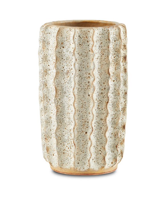 Currey and Company 1200-0488 Vase, Moss White