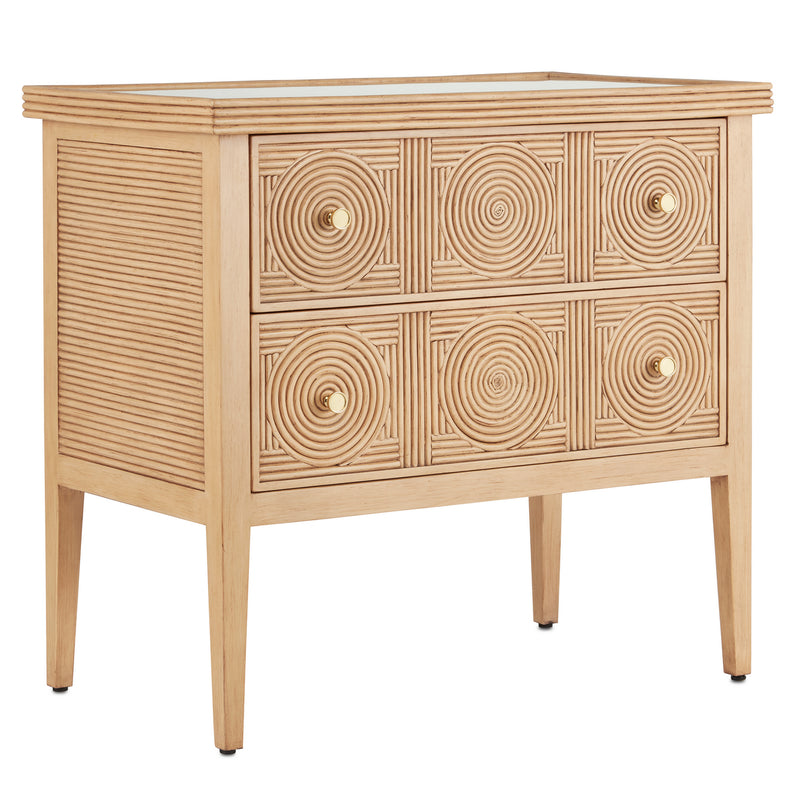 Currey and Company 3000-0204 Chest, Sea Sand