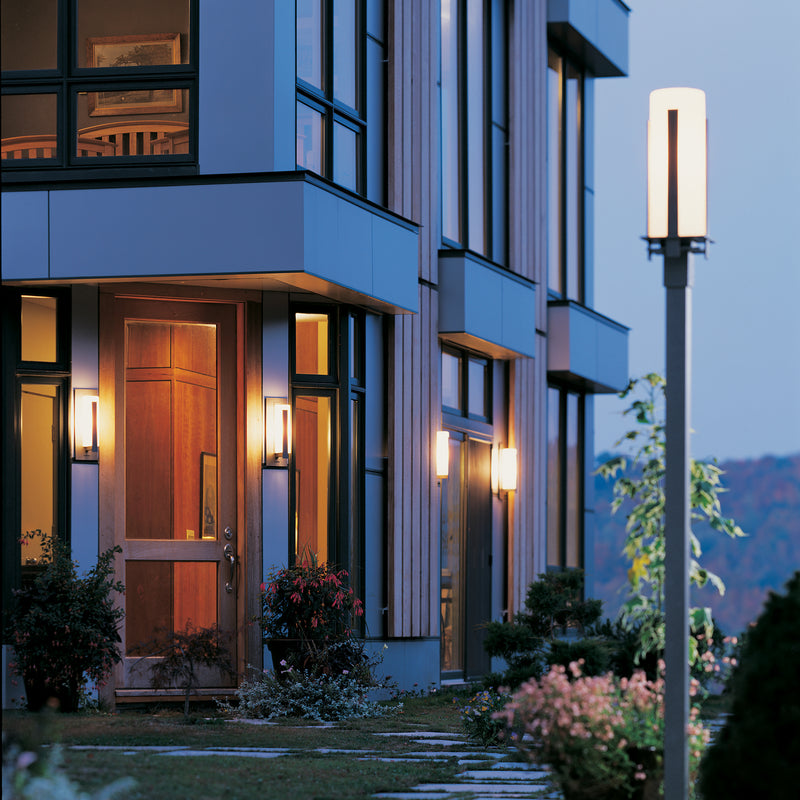 Hubbardton Forge 347288-SKT-20-GG0040 One Light Outdoor Post Mount, Coastal Natural Iron