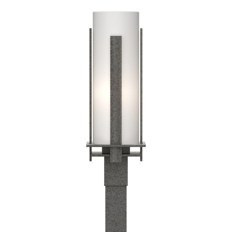 Hubbardton Forge 347288-SKT-20-GG0040 One Light Outdoor Post Mount, Coastal Natural Iron