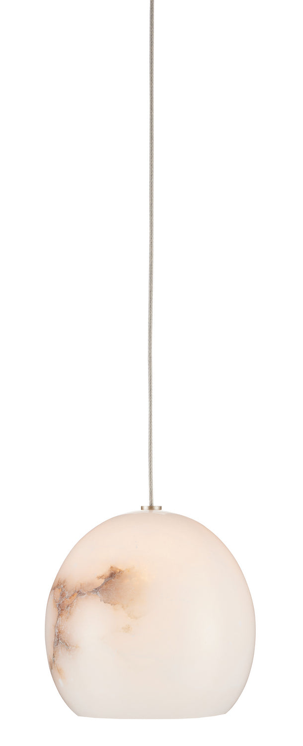 Currey and Company 9000-0895 One Light Pendant, White