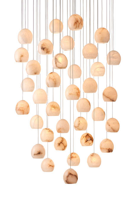 Currey and Company 9000-0901 36 Light Pendant, White