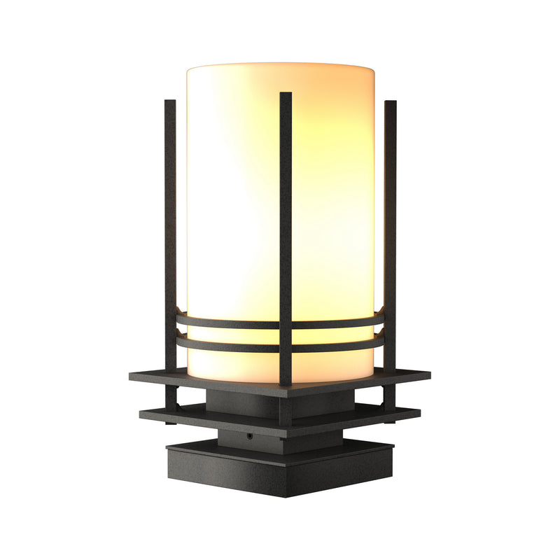 Hubbardton Forge 335796-SKT-20-GG0026 One Light Outdoor Pier Mount, Coastal Natural Iron