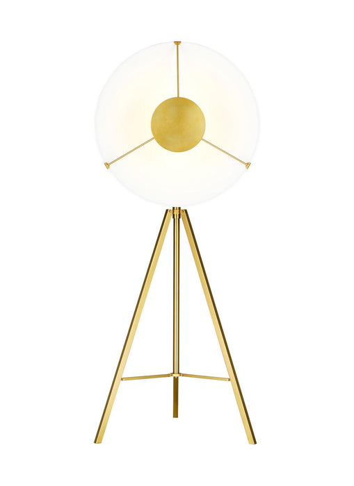 Visual Comfort Studio CT1151BBS LED Floor Lamp, Burnished Brass