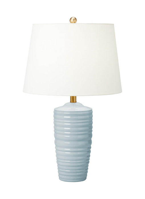 Visual Comfort Studio CT1201FRA1 One Light Table Lamp, Frosted Anglia