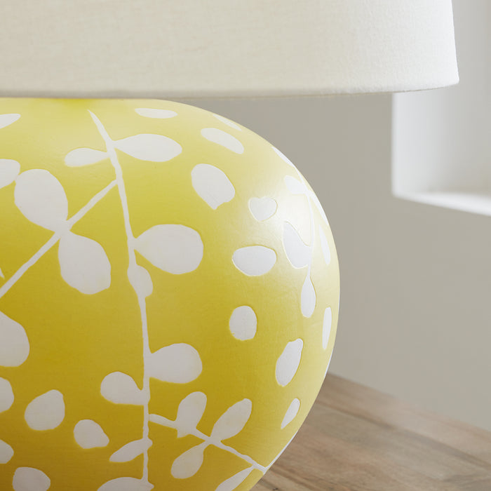 Visual Comfort Studio HT1011WLSMCT1 One Light Table Lamp, Semi Matte Citron