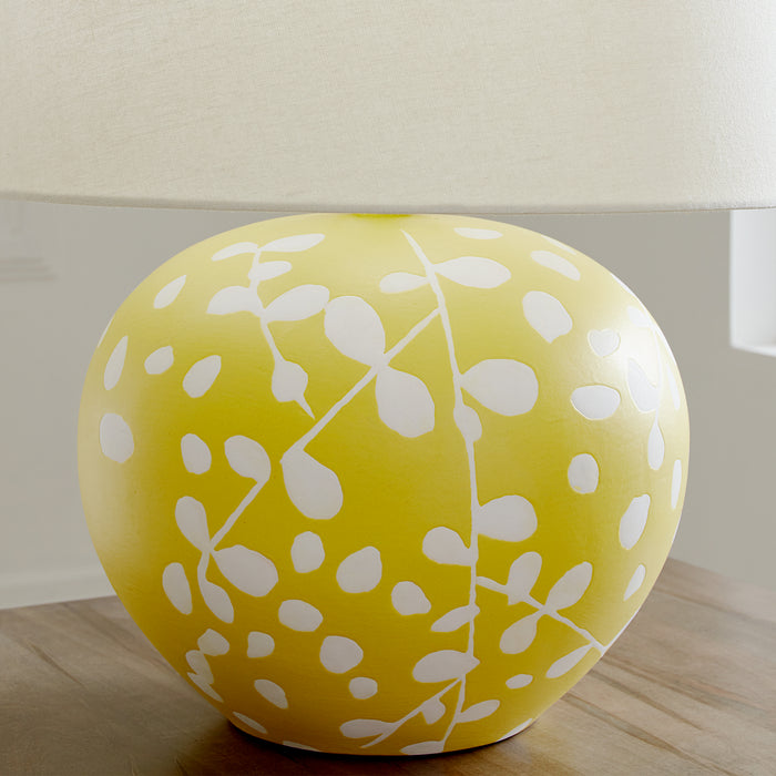 Visual Comfort Studio HT1011WLSMCT1 One Light Table Lamp, Semi Matte Citron