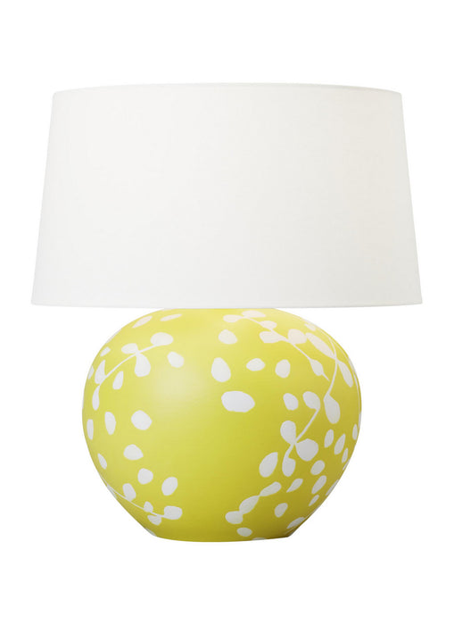 Visual Comfort Studio HT1011WLSMCT1 One Light Table Lamp, Semi Matte Citron