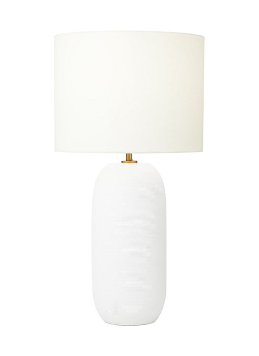 Visual Comfort Studio HT1061MWC1 One Light Table Lamp, Matte White Ceramic