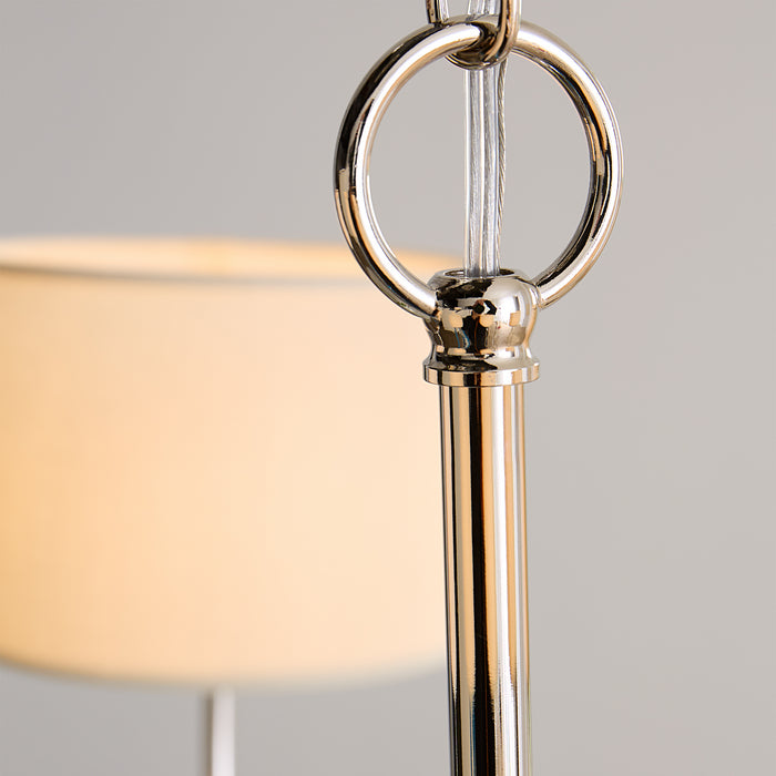 Visual Comfort Studio KSC1046PN Six Light Chandelier, Polished Nickel