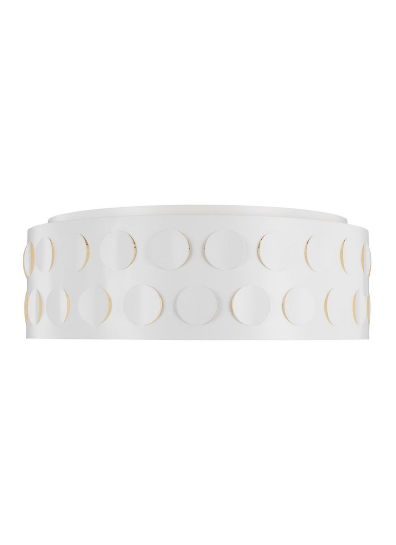 Visual Comfort Studio KSF1024MWT Four Light Flush Mount, Matte White