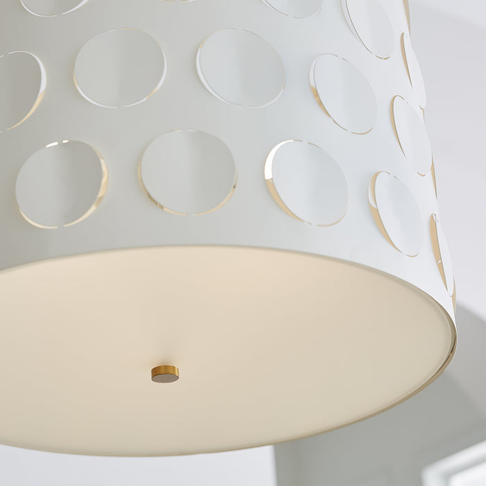 Visual Comfort Studio KSP1003BBS Three Light Pendant, Burnished Brass