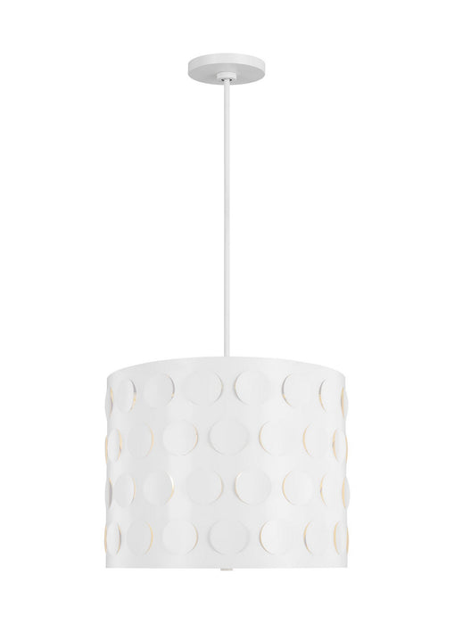 Visual Comfort Studio KSP1003MWT Three Light Pendant, Matte White