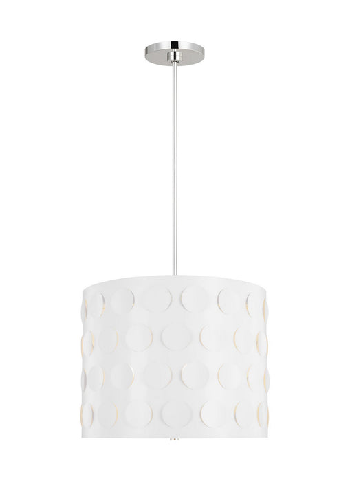 Visual Comfort Studio KSP1003PN Three Light Pendant, Polished Nickel