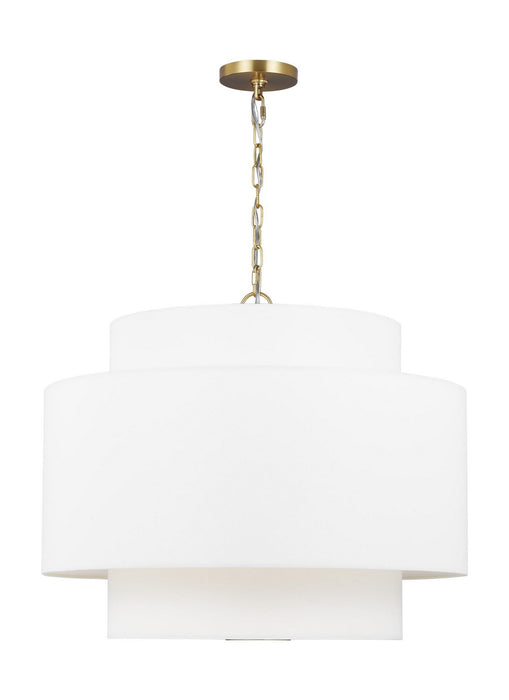 Visual Comfort Studio KSP1043BBS Three Light Pendant, Burnished Brass