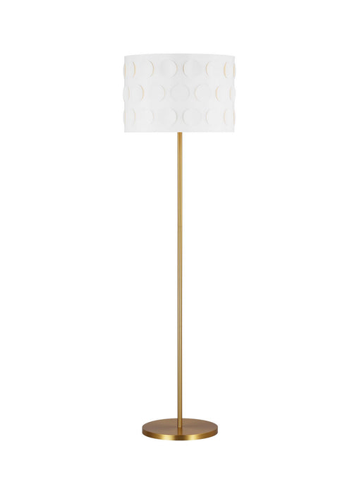 Visual Comfort Studio KST1011BBS1 One Light Floor Lamp, Burnished Brass