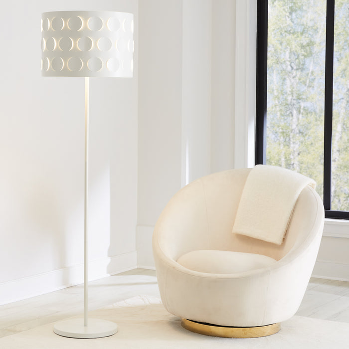 Visual Comfort Studio KST1011MWT1 One Light Floor Lamp, Matte White