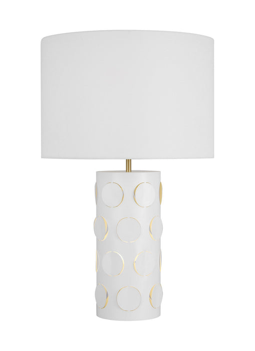 Visual Comfort Studio KST1022BBS1 Two Light Table Lamp, Burnished Brass