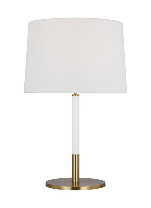 Visual Comfort Studio KST1041BBSGW1 One Light Table Lamp, Burnished Brass