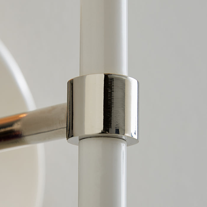 Visual Comfort Studio KSW1081PNGW One Light Wall Sconce, Polished Nickel