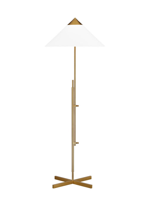 Visual Comfort Studio KT1291BBS1 One Light Floor Lamp, Burnished Brass