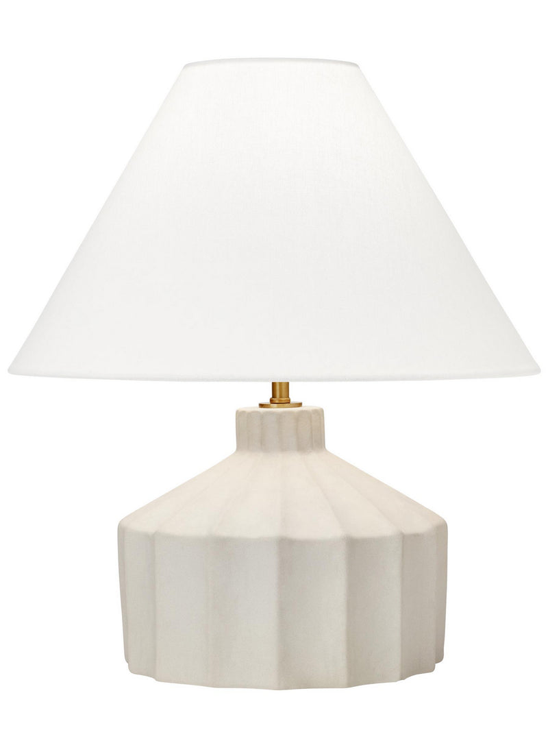 Visual Comfort Studio KT1331MC1 One Light Table Lamp, Matte Concrete