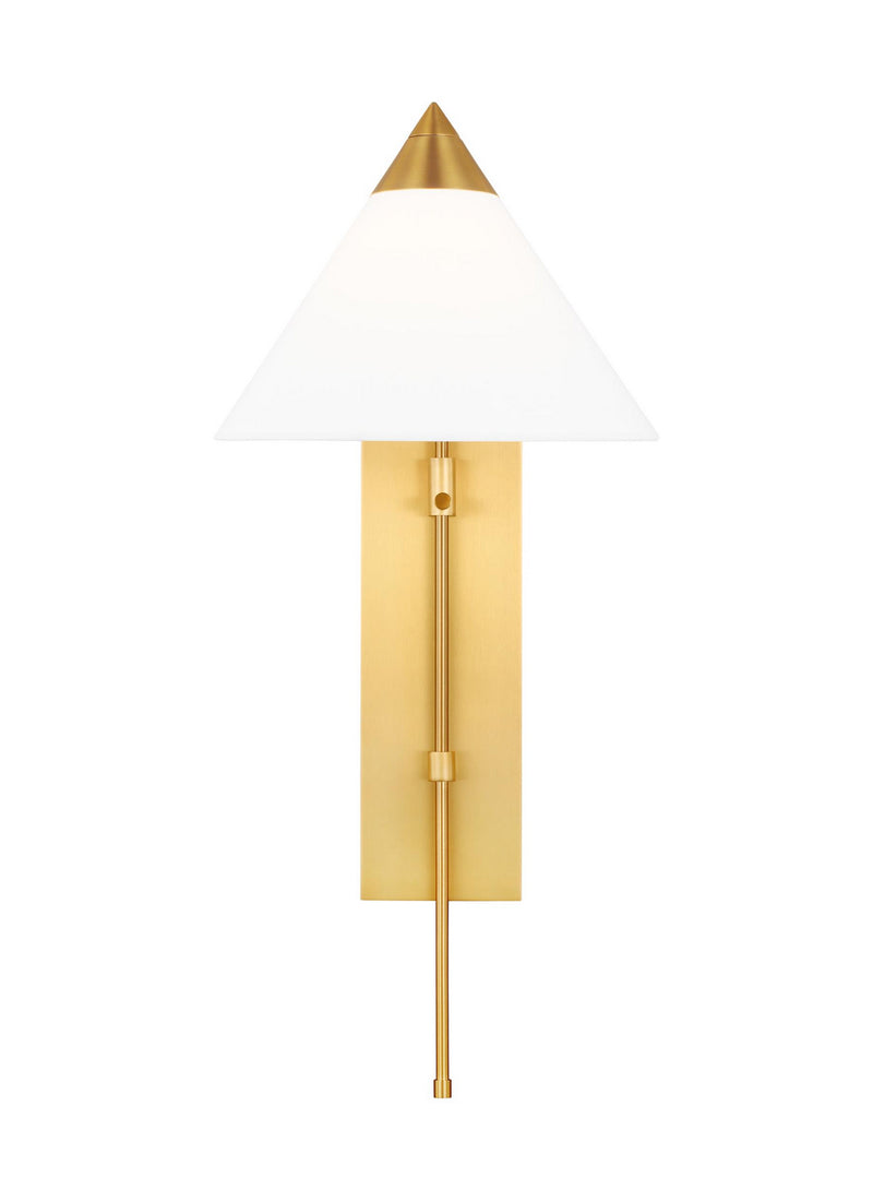 Visual Comfort Studio KWL1121BBS One Light Wall Sconce, Burnished Brass