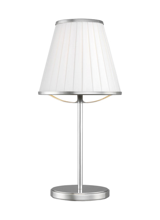 Visual Comfort Studio LT1131PN1 One Light Table Lamp, Polished Nickel