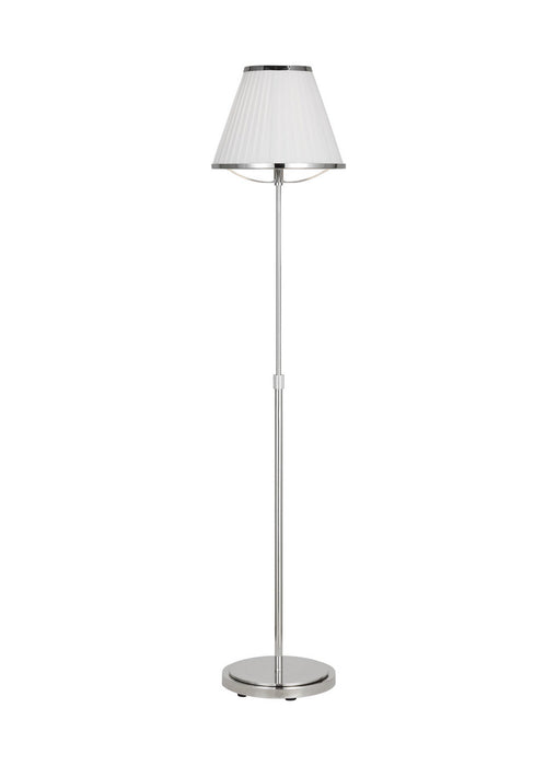 Visual Comfort Studio LT1141PN1 One Light Floor Lamp, Polished Nickel