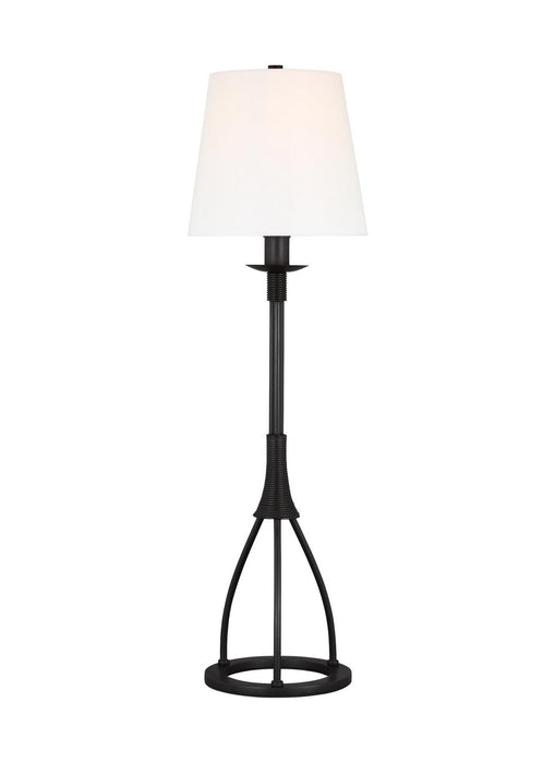 Visual Comfort Studio LT1171AI1 One Light Buffet Lamp, Aged Iron