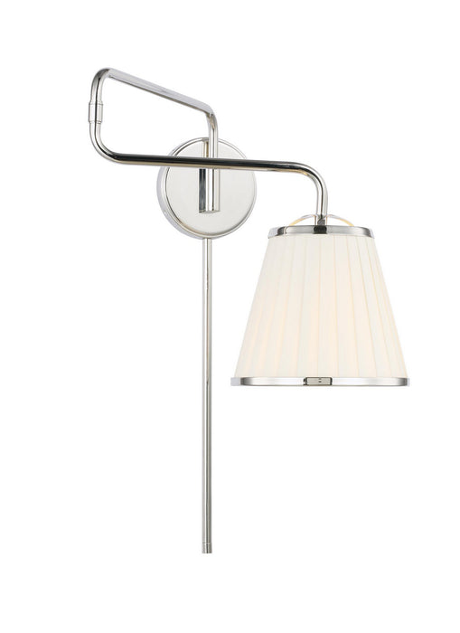 Visual Comfort Studio LW1081PN One Light Wall Sconce, Polished Nickel
