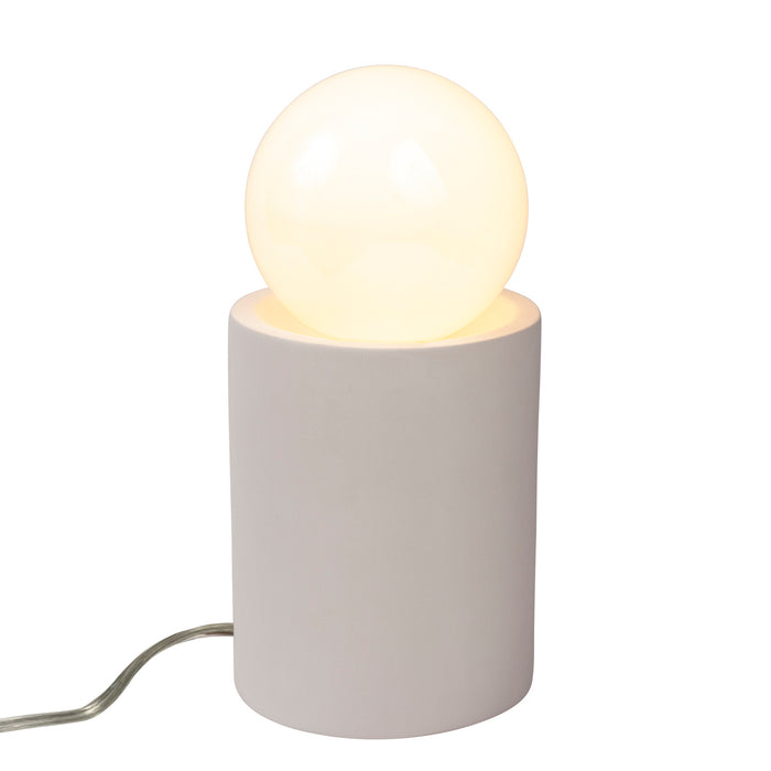 Justice Designs CER-2460-BIS One Light Portable, Bisque