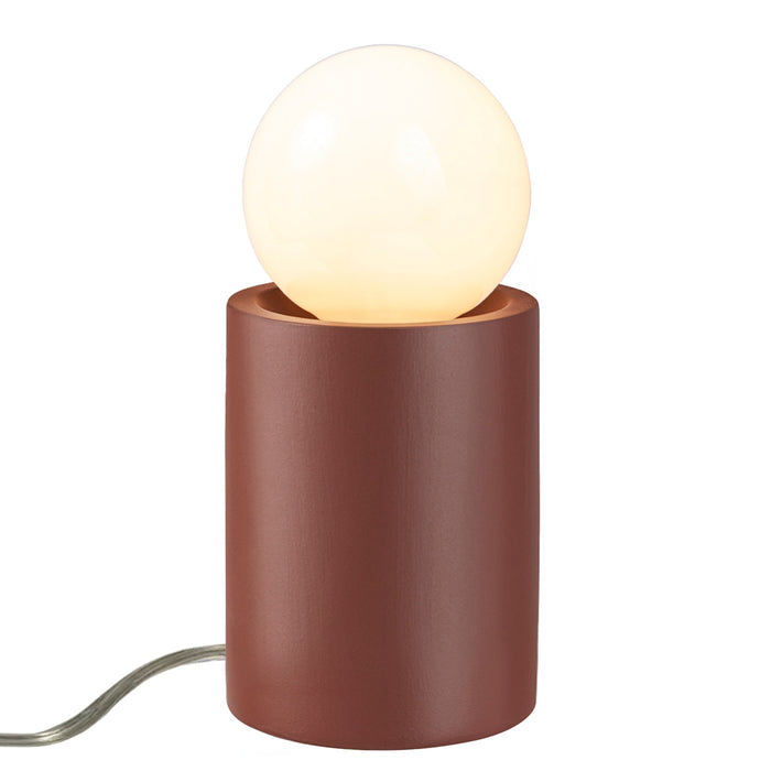 Justice Designs CER-2460-CLAY One Light Portable, Canyon Clay