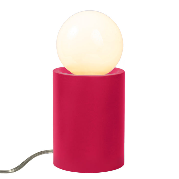 Justice Designs CER-2460-CRSE One Light Portable, Cerise