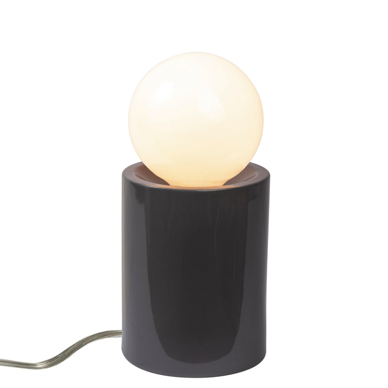 Justice Designs CER-2460-GRY One Light Portable, Gloss Grey