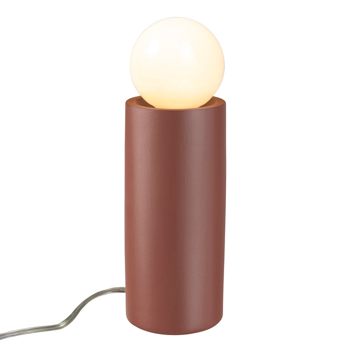 Justice Designs CER-2465-CLAY One Light Portable, Canyon Clay