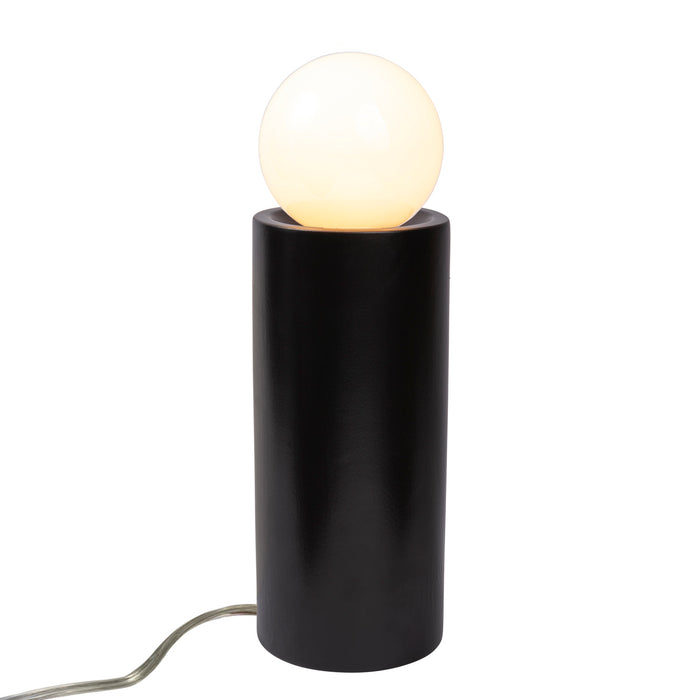 Justice Designs CER-2465-CRB One Light Portable, Carbon - Matte Black