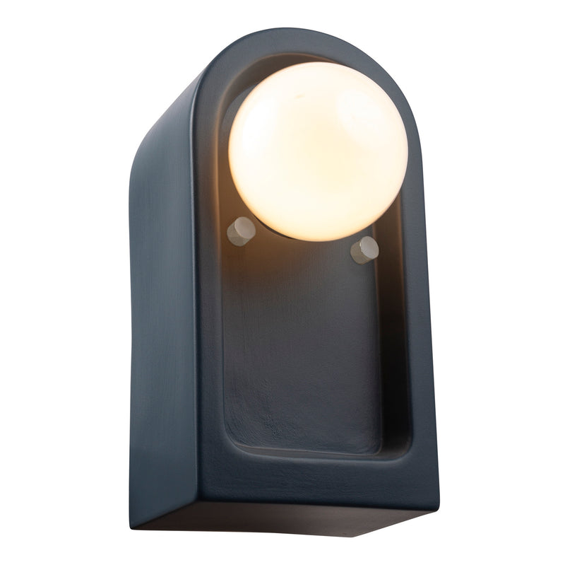 Justice Designs CER-3010-MID One Light Wall Sconce, Midnight Sky