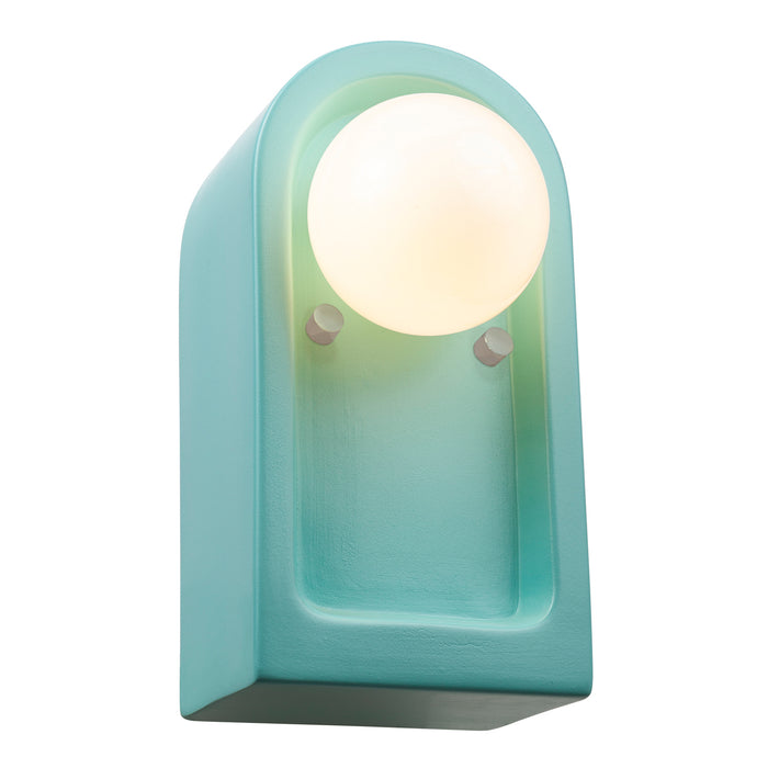 Justice Designs CER-3010-RFPL One Light Wall Sconce, Reflecting Pool