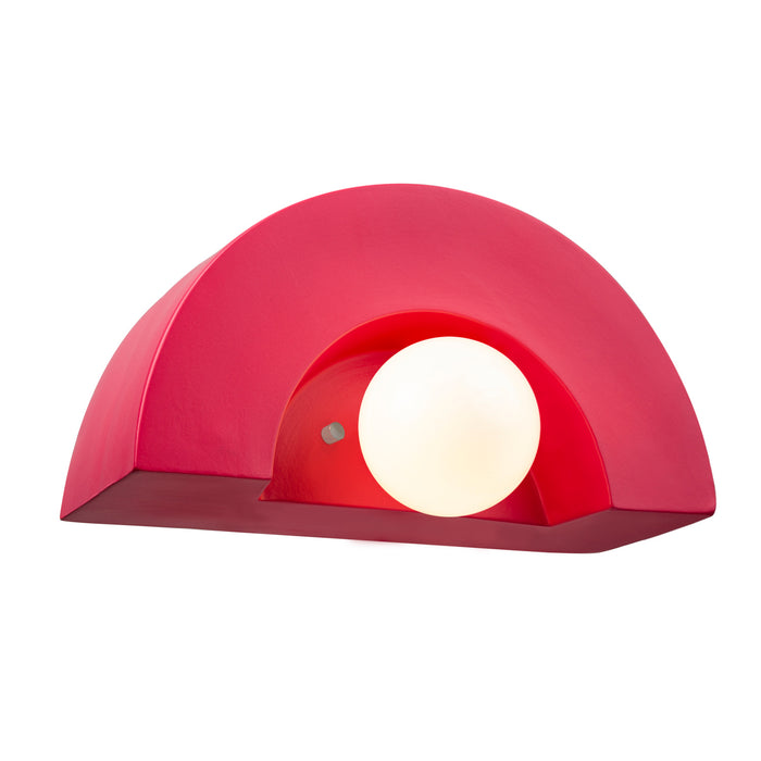 Justice Designs CER-3020-CRSE One Light Wall Sconce, Cerise