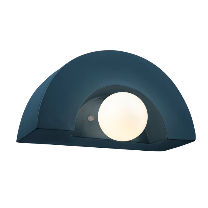 Justice Designs CER-3020-MID One Light Wall Sconce, Midnight Sky