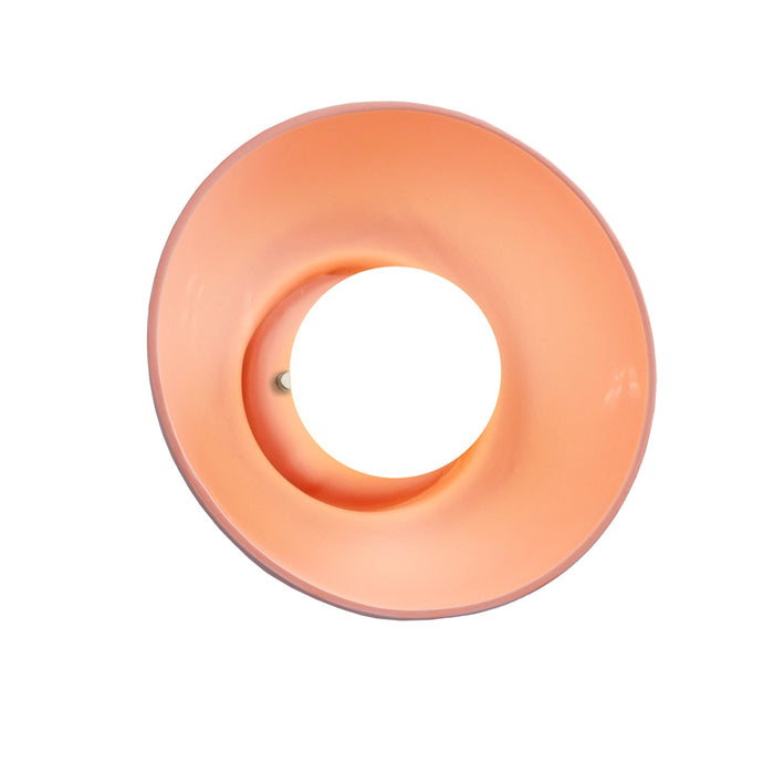 Justice Designs CER-3030-BSH Wall Sconce, Gloss Blush