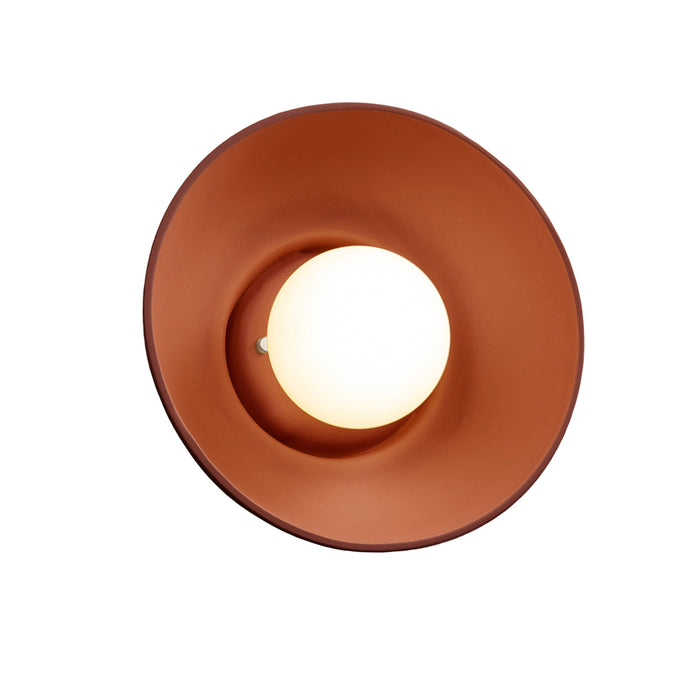 Justice Designs CER-3030-CLAY Wall Sconce, Canyon Clay