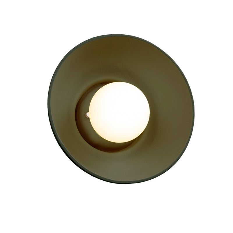 Justice Designs CER-3030-PWGN Wall Sconce, Pewter Green