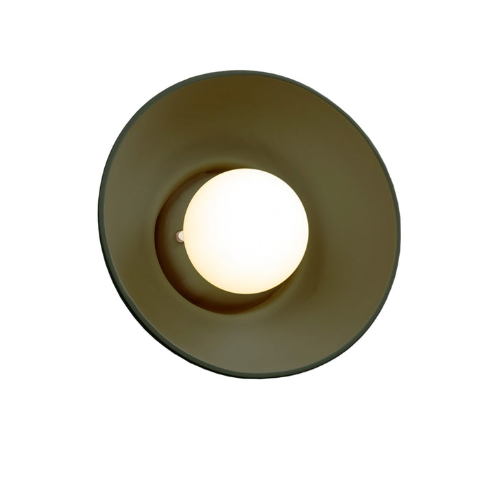 Justice Designs CER-3030-PWGN Wall Sconce, Pewter Green