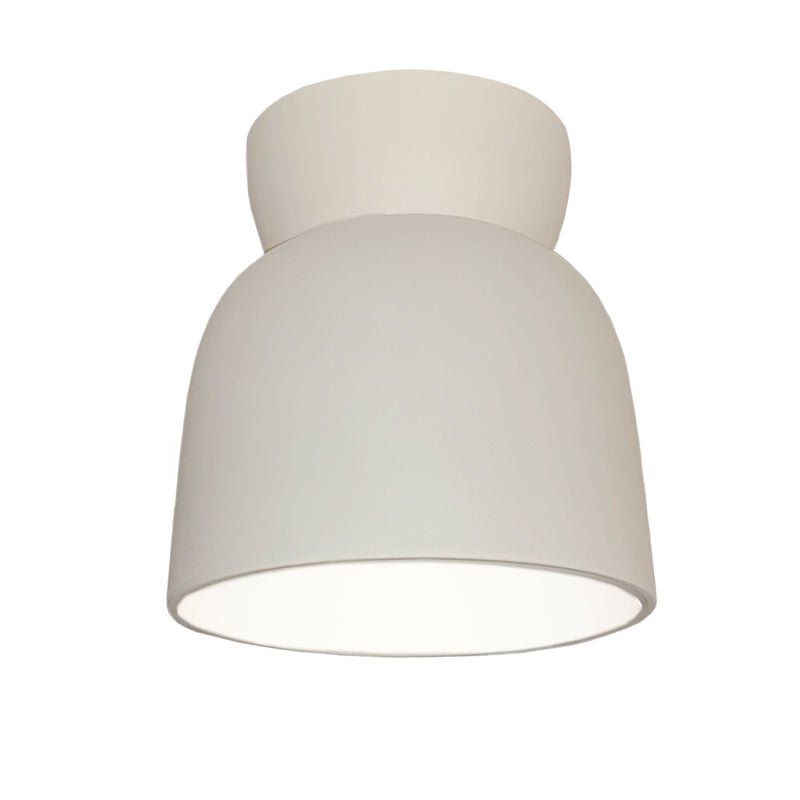 Justice Designs CER-6190W-BIS One Light Flush-Mount, Bisque