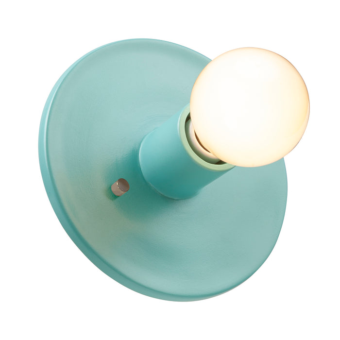Justice Designs CER-6270-RFPL One Light Wall Sconce, Reflecting Pool